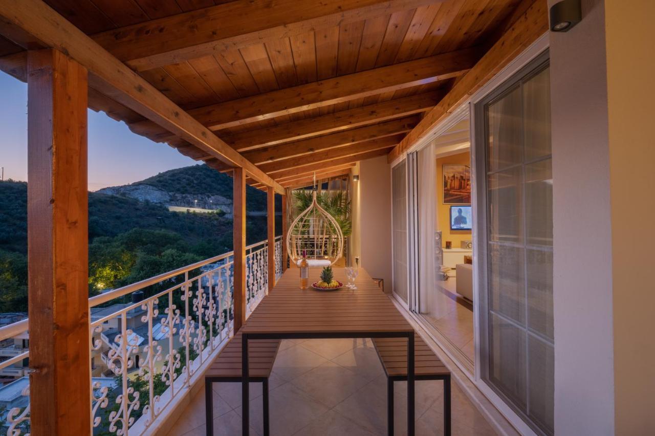Panoramic View!Penthouse 120Qm Of Sea & Mountain Villa Loutra Edipsou  Ngoại thất bức ảnh
