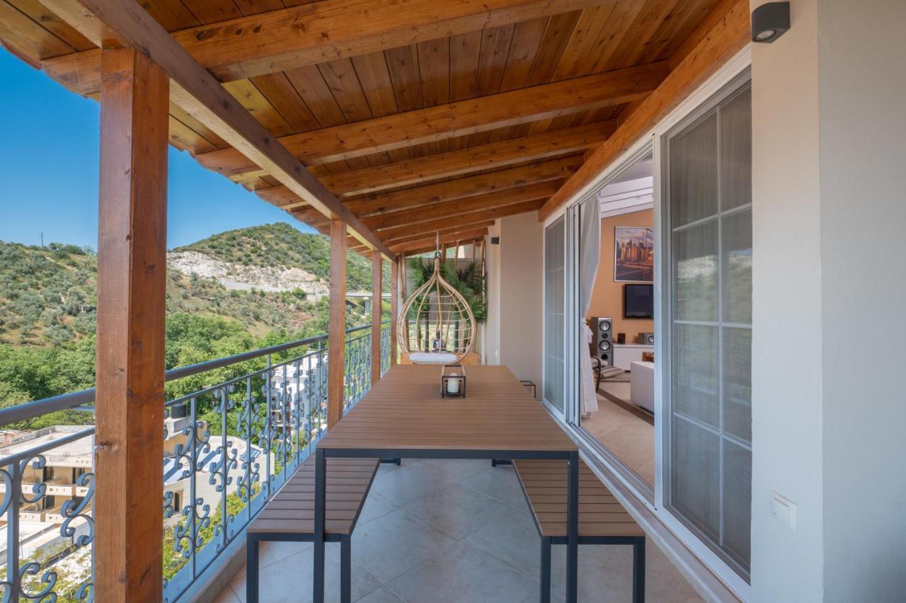 Panoramic View!Penthouse 120Qm Of Sea & Mountain Villa Loutra Edipsou  Ngoại thất bức ảnh