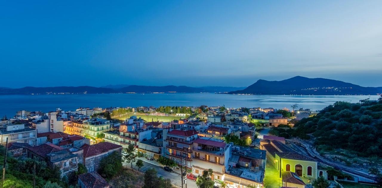 Panoramic View!Penthouse 120Qm Of Sea & Mountain Villa Loutra Edipsou  Ngoại thất bức ảnh